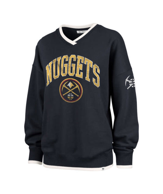 NUGGETS NAME/LOGO WMN CREW-NVY