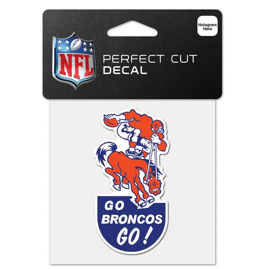BRONCOS RETRO LOGO DECAL