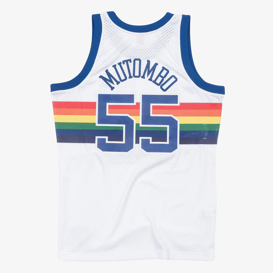 NUGGETS #55 MUTOMBO JERSEY-WHI