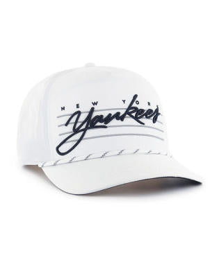 YANKEES SCRIPT NAME ROPE HAT-WHI