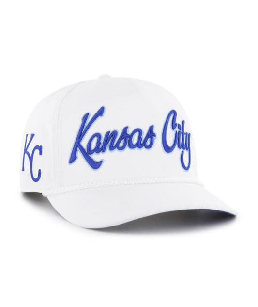 ROYALS SCRIPT ROPE HAT-WHI