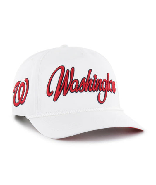 NATIONALS SCRIPT ROPE HAT-WHI