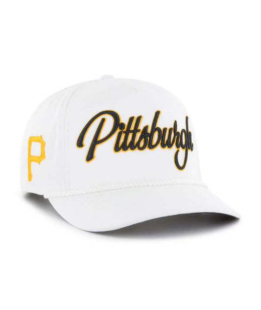 PIRATES SCRIPT ROPE HAT-WHI