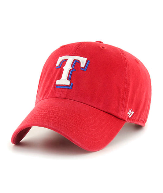 TX RANGERS LOGO HAT-RED