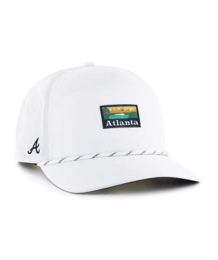 BRAVES GOLF HAT-WHI