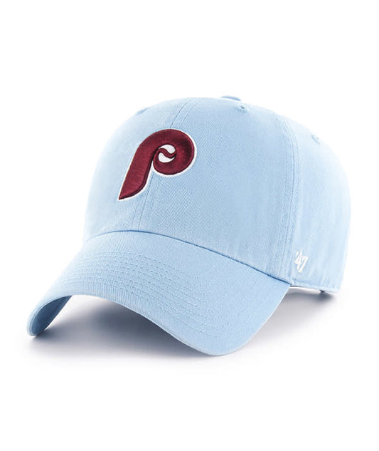 PHILLIES 'P' LOGO HAT-LTBL