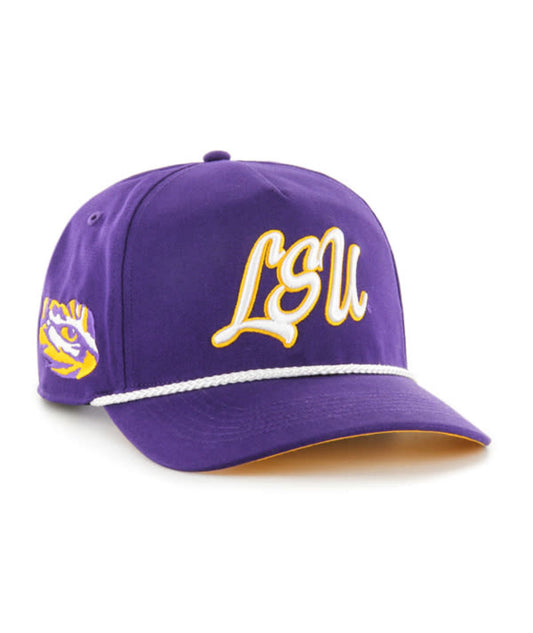 LSU SCRIPT ROPE HAT-PUR