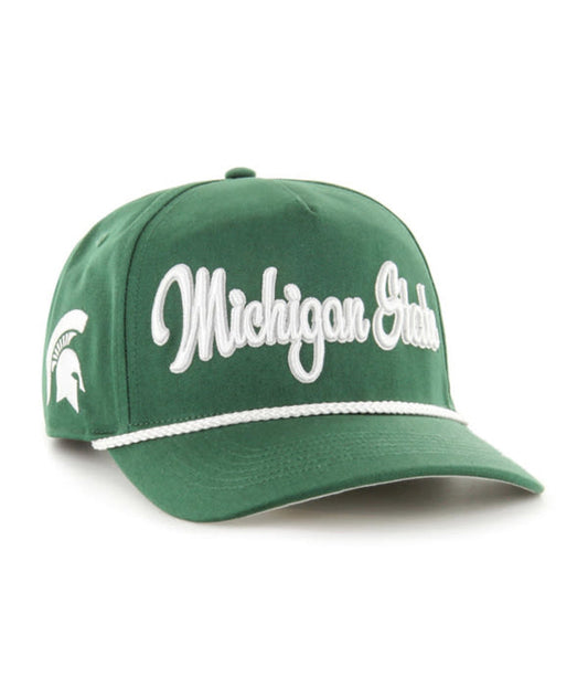 MICHIGAN STATE SCRIPT ROPE HAT-DKG
