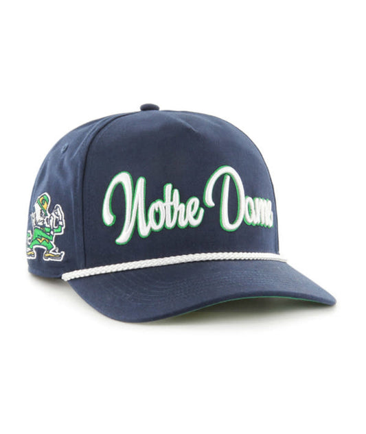 NOTRE DAME SCRIPT NAME ROPE HAT-NVY