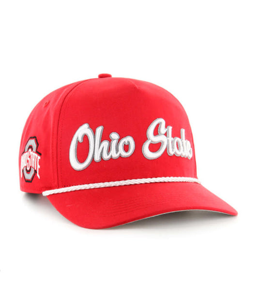 OHIO STATE SCRIPT ROPE HAT-RED