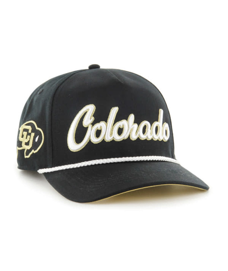 COLORADO SCRIPT ROPE HAT-BLK