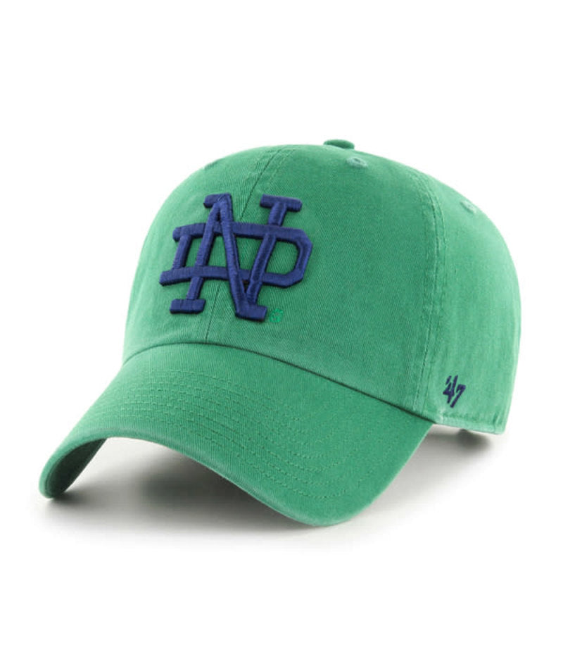 NOTRE DAME RETRO 'ND' HAT-GRN