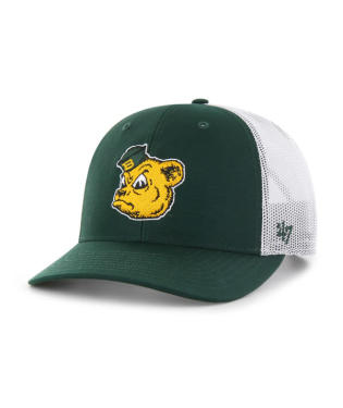 BAYLOR RETRO LOGO TRUCKER-GRN