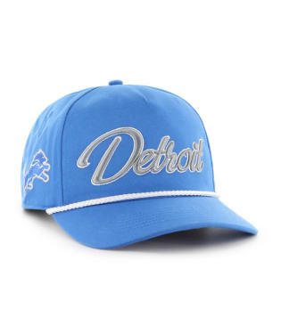 LIONS SCRIPT ROPE HAT-BLR