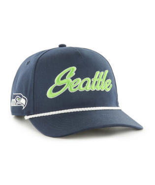 SEAHAWKS SCRIPT ROPE HAT-NVY
