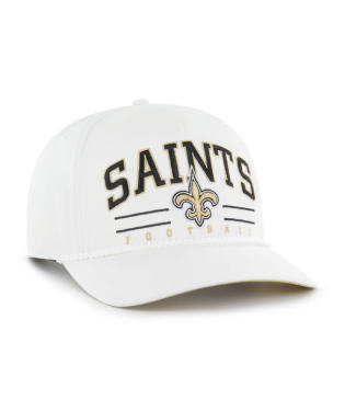 SAINTS NAME/LOGO ROPE HAT-WHI