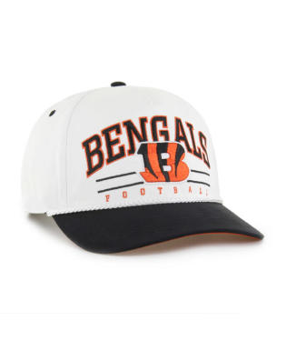 BENGALS NAME/LOGO ROPE HAT-2TONE