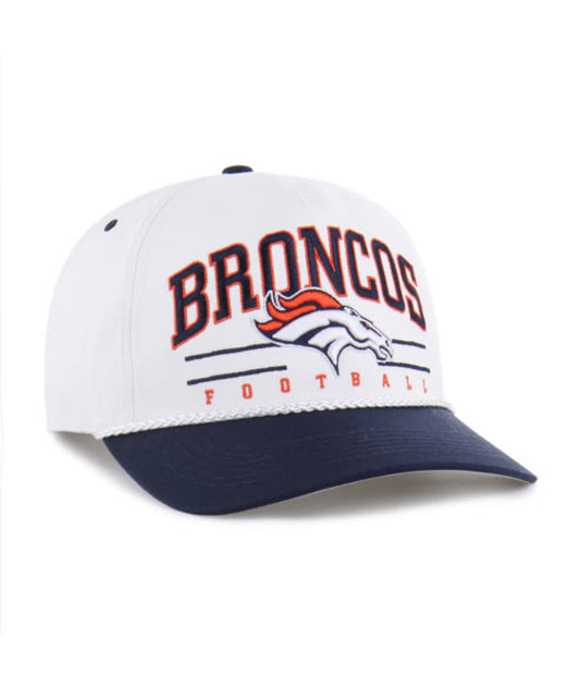 BRONCOS N/L ROPE HAT-2TONE