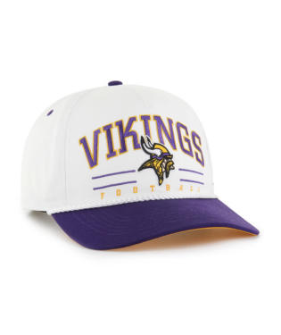 VIKINGS NAME/LOGO ROPE HAT-2TONE