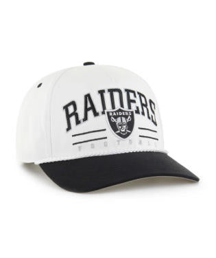 RAIDERS NAME/LOGO ROPE HAT-2TONE