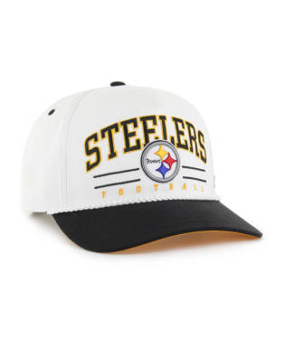 STEELERS NAME/LOGO ROPE HAT-2TONE