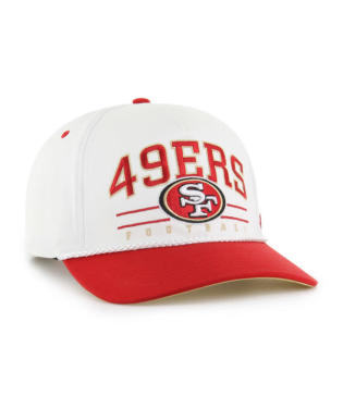 49ERS NAME/LOGO ROPE HAT-2TONE