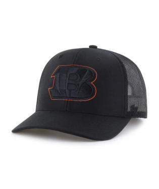 BENGALS BLACKOUT TRUCKER-BLK