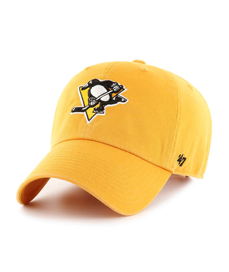 PENGUINS LOGO HAT-GLD