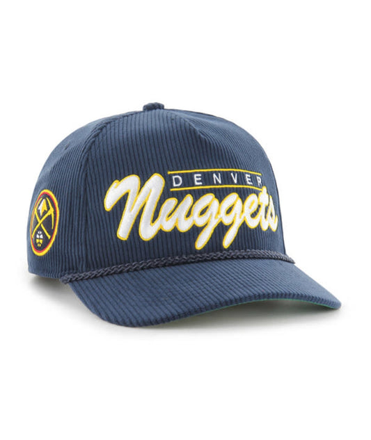 NUGGETS CORDUROY ROPE HAT-NVY