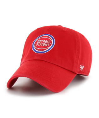 PISTONS LOGO HAT-RED