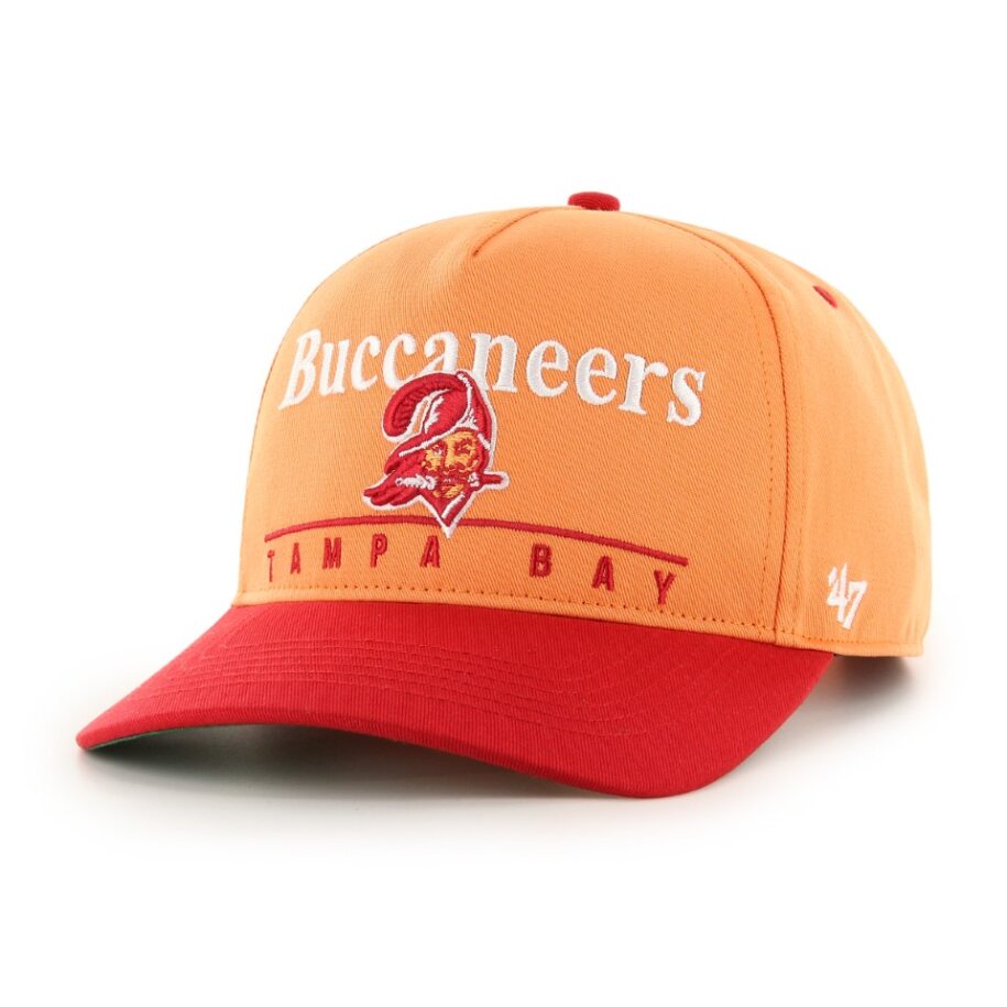 TAMPA BAY BUCCANEERS NAME/LEGACY LOGO HITCH HAT-ORG/RED