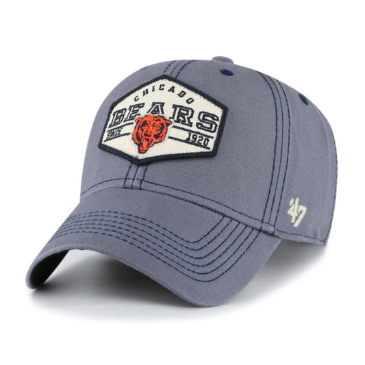 CHICAGO BEARS PATCH STRUCTURED HAT-NAVY