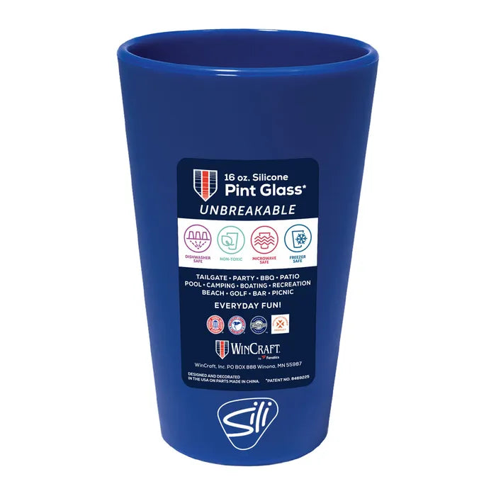 CSU SILICONE PINT GLASS
