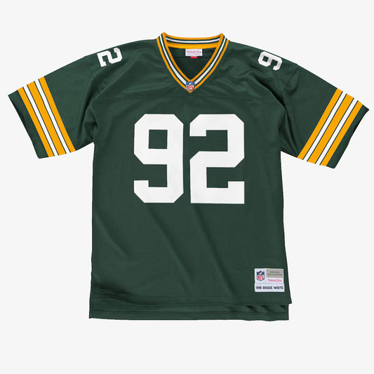 PACKERS #92 WHITE JERSEY-GRN