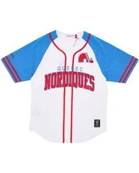 NORDIQUES BASEBALL JERSEY-WHI