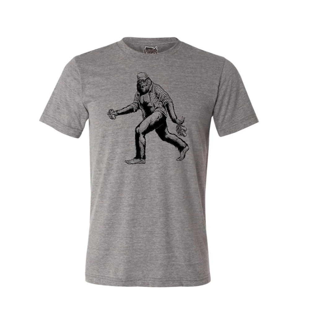 SASQUATCH LOGO SS-GREY