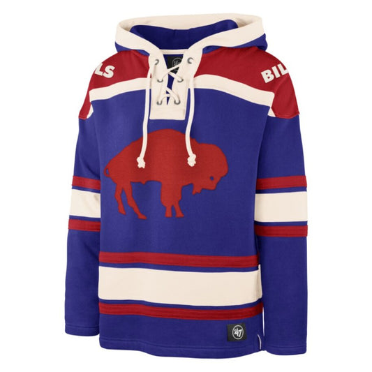 BUFFALO BILLS SUPERIOR LACER HOOD-ROY/RED/WHI