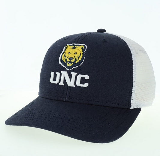 UNC BEARS NAME/LOGO TRUCKER-NVY