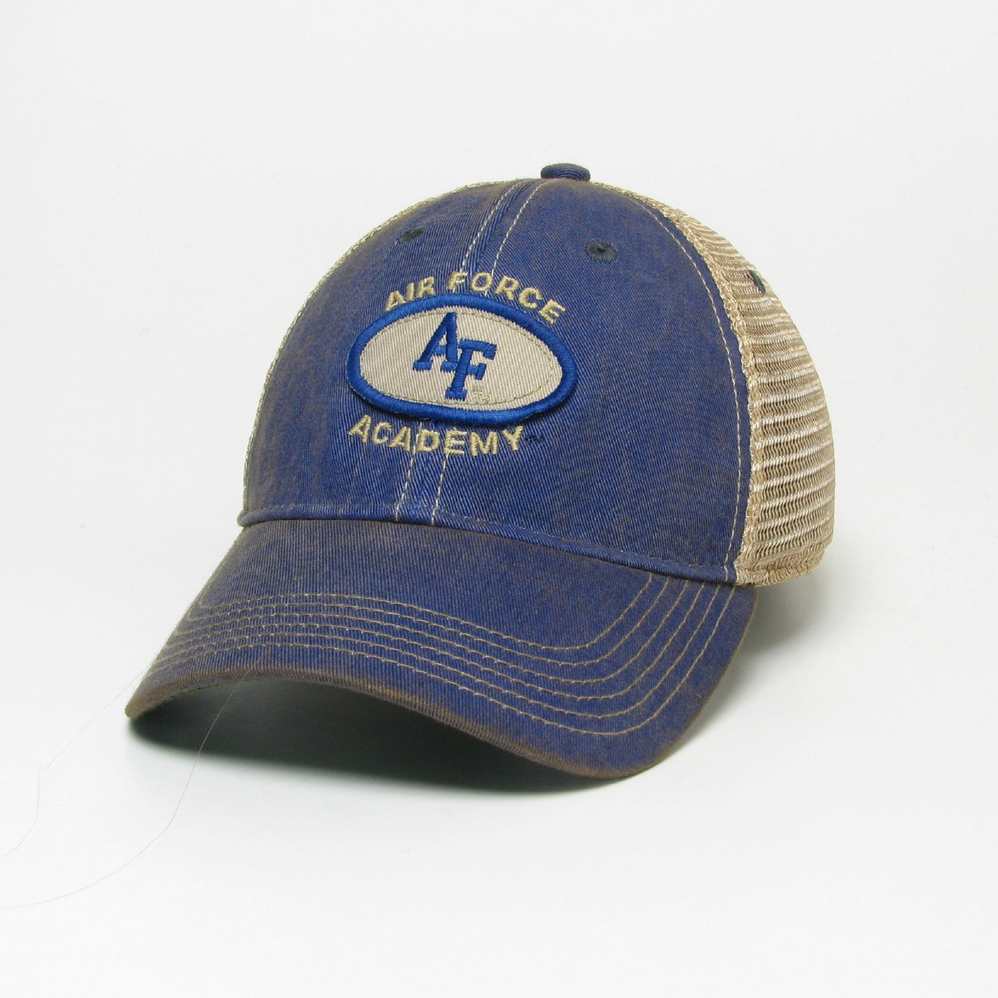 AIR FORCE OVAL PATCH TRUCKER–BLU