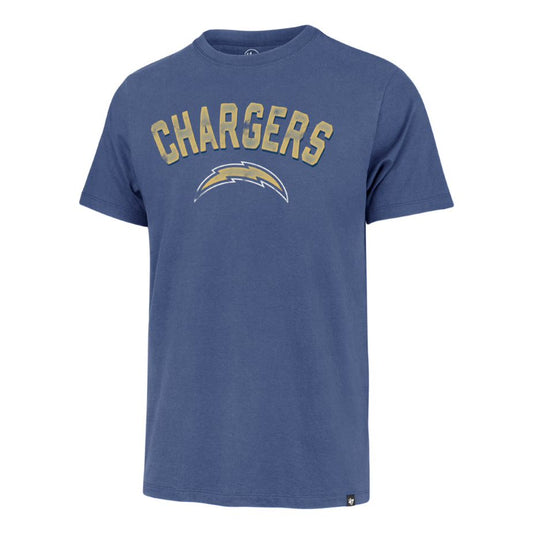 LOS ANGELES CHARGERS NAME/LOGO TEE - CADET