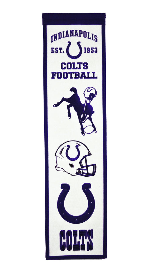 INDIANAPOLIS COLTS HERITAGE BANNER