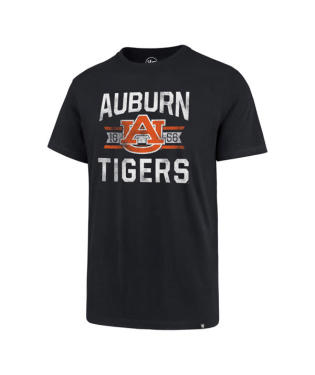 AUBURN TIGERS NAME, LOGO, EST TEE - NAVY