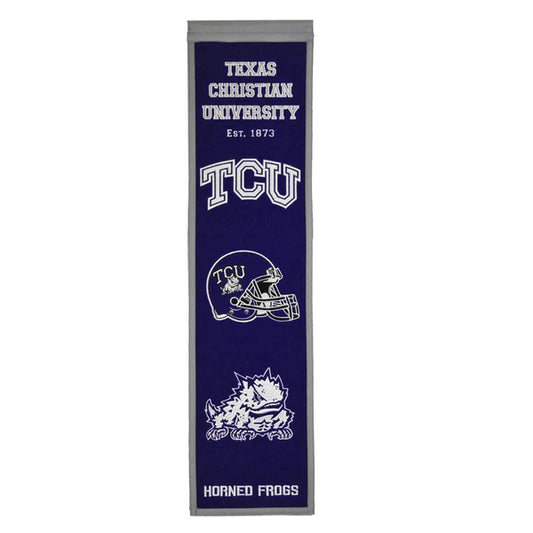 TCU HORNED FROGS HERITAGE BANNER