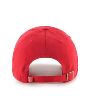 49ERS LOGO HAT - RED