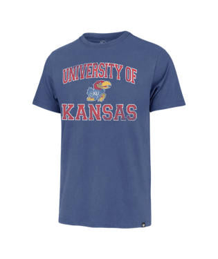 KANSAS JAYHAWKS NAME & LOGO TEE - CADET