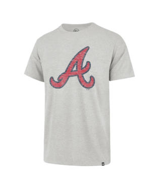 ATLANTA BRAVES LOGO TEE - GREY