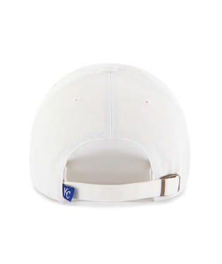 KANSAS CITY ROYALS 'KC' LOGO HAT - WHITE