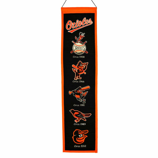 BALTIMORE ORIOLES HERITAGE BANNER