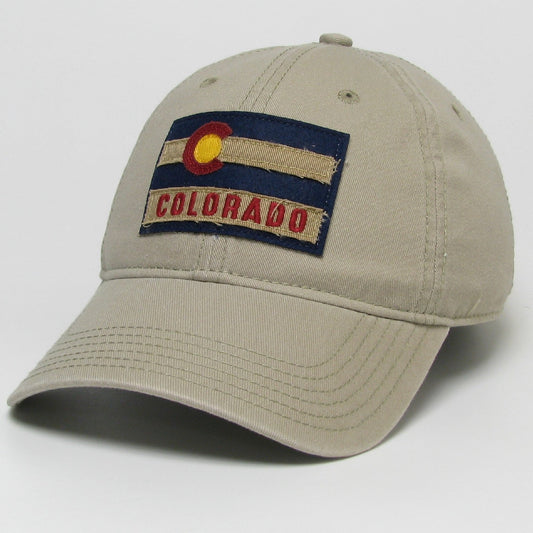 COLORADO FLAG PATCH HAT – KHAKI