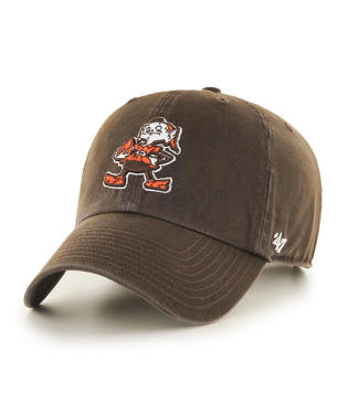 CLEVELAND BROWNS LEGACY LOGO HAT - BROWN